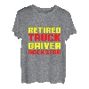Ruhestand LKW Fahrer Star Trucker Ruhestand Geschenk T-Shirt