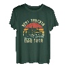 Herren Bester Truckin' Dad aller Zeiten Vintage Trucker Truck Driver Daddy T-Shirt