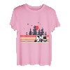 Retro Vintage Sunset Trucker für LKW-Fahrer T-Shirt