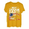 Trucker Herren Damen Big Rig Trucking Truckin' Road Lorry T-Shirt
