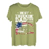 Trucker Herren Damen Big Rig Trucking Truckin' Road Lorry T-Shirt