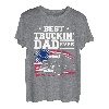 Trucker Herren Damen Big Rig Trucking Truckin' Road Lorry T-Shirt