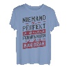 Herren Niemand Ist Perfekt - LKW-Fahrer Fernfahrer T-Shirt