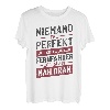 Herren Niemand Ist Perfekt - LKW-Fahrer Fernfahrer T-Shirt