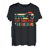 Retro Dad, der Mann, der Mythos, der Trucker, die Legende T-Shirt
