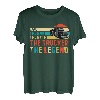 Retro Dad, der Mann, der Mythos, der Trucker, die Legende T-Shirt