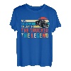 Retro Dad, der Mann, der Mythos, der Trucker, die Legende T-Shirt