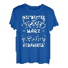 Herren Weltbester Trucker Im März Geboren LKW Fahrer Sattelzug LKW T-Shirt