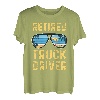 Sonnenbrille im Ruhestand für LKW-Fahrer, Strand, Ruhestand T-Shirt