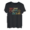 Semi Truck 18 Wheeler Design für LKW-Fahrer Papa T-Shirt