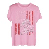 Vintage Muskel Auto Kolben USA Flagge für patriotischen Mechaniker T-Shirt