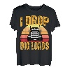 Herren Lustiges Trucker-Design für Männer und Frauen, HalbLKW-Fahrer-Liebhaber T-Shirt