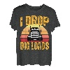 Herren Lustiges Trucker-Design für Männer und Frauen, HalbLKW-Fahrer-Liebhaber T-Shirt