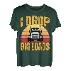 Herren Lustiges Trucker-Design für Männer und Frauen, HalbLKW-Fahrer-Liebhaber T-Shirt