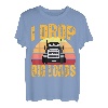 Herren Lustiges Trucker-Design für Männer und Frauen, HalbLKW-Fahrer-Liebhaber T-Shirt