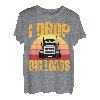 Herren Lustiges Trucker-Design für Männer und Frauen, HalbLKW-Fahrer-Liebhaber T-Shirt