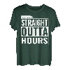 Lustiger Trucker Straight Outta Hours Lkw-Fahrer Trucking T-Shirt