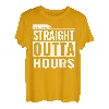 Lustiger Trucker Straight Outta Hours Lkw-Fahrer Trucking T-Shirt