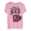 Herren Trucking Dad Ever Shirt Lustiges Vatertag Trucker T-Shirt