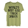 Weltbester Holz-LKW-Fahrer T-Shirt