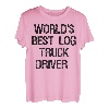 Weltbester Holz-LKW-Fahrer T-Shirt