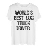 Weltbester Holz-LKW-Fahrer T-Shirt