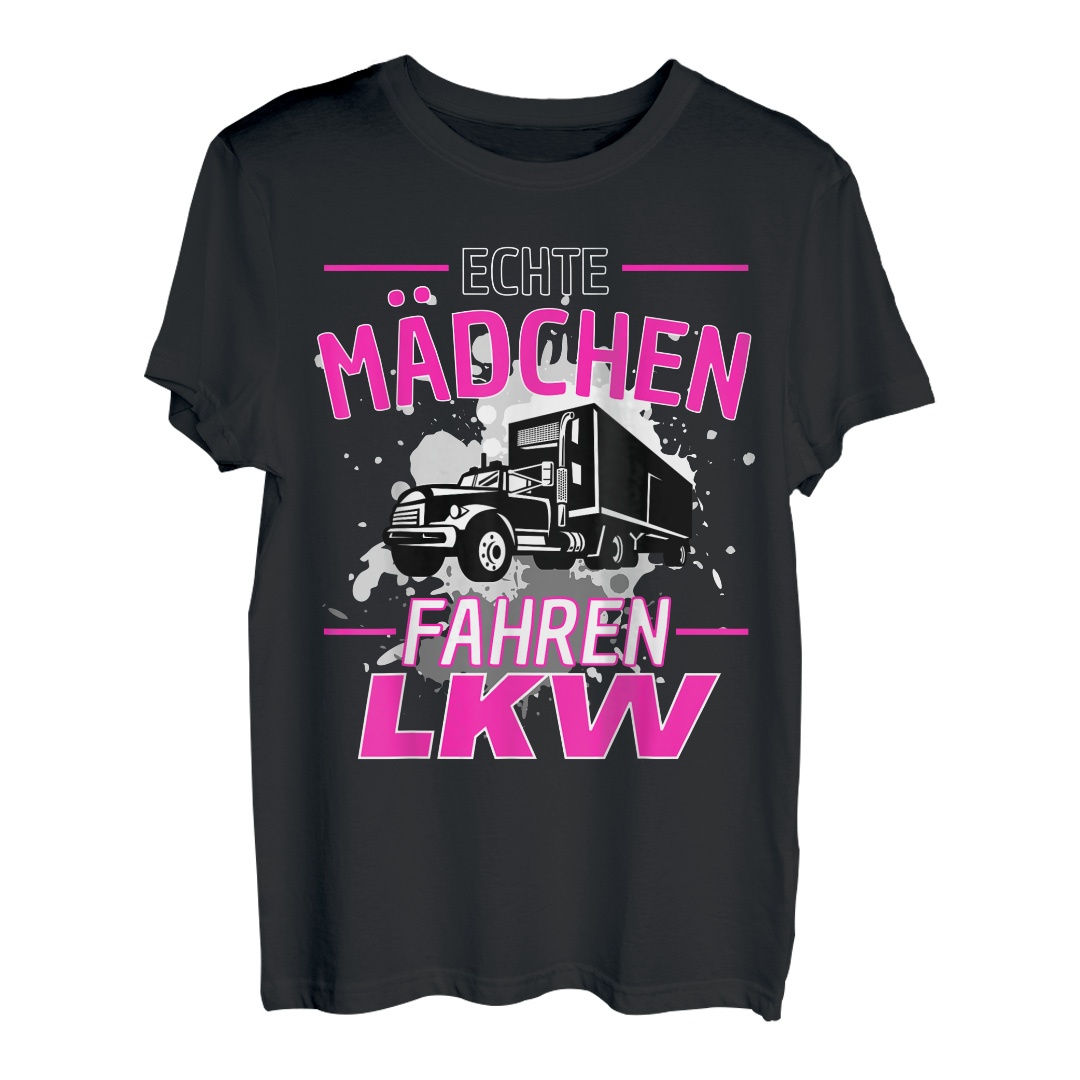 Lustige und coole TShirts mit Sprüchen für LKWTruckerinnen Hapfox