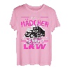 ECHTE MÄDCHEN FAHREN LKW! Truckerin Lastwagen LKW Spruch T-Shirt