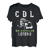 Herren Lustiger Semi -LKW -Fahrer T-Shirt