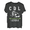 Herren Lustiger Semi -LKW -Fahrer T-Shirt