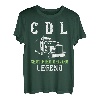Herren Lustiger Semi -LKW -Fahrer T-Shirt