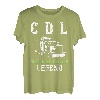 Herren Lustiger Semi -LKW -Fahrer T-Shirt