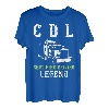 Herren Lustiger Semi -LKW -Fahrer T-Shirt