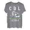 Herren Lustiger Semi -LKW -Fahrer T-Shirt