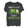 Hapfox Sorry I'm Late I Saw A Garbage Truck Herren T-Shirt