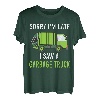 Hapfox Sorry I'm Late I Saw A Garbage Truck Herren T-Shirt