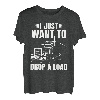 LKW-Fahrer-Design für Herren, Halbanhänger, LKW, Vater, großes Rig T-Shirt