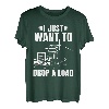 LKW-Fahrer-Design für Herren, Halbanhänger, LKW, Vater, großes Rig T-Shirt