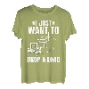 LKW-Fahrer-Design für Herren, Halbanhänger, LKW, Vater, großes Rig T-Shirt