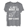 LKW-Fahrer-Design für Herren, Halbanhänger, LKW, Vater, großes Rig T-Shirt