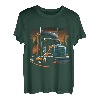 US amerikanische Flagge Trucker Lkw-Fahrer Geschenk T-Shirt