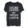 Herren LKW Fahrer Überarbeitet Fernfahrer Lustiges Trucker T-Shirt