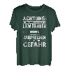 Herren LKW Fahrer Überarbeitet Fernfahrer Lustiges Trucker T-Shirt