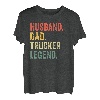 Herren Lustige Trucker-Kunst für LKW, Fahrer, Ehemann, Männer, Vater, Trucking T-Shirt