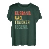 Herren Lustige Trucker-Kunst für LKW, Fahrer, Ehemann, Männer, Vater, Trucking T-Shirt