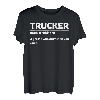 Trucker Definition Substantiv Transporter Fernfahrer T-Shirt