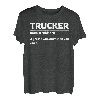 Trucker Definition Substantiv Transporter Fernfahrer T-Shirt