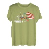 US Trucking - US-Flagge mit LKW - Trucker - LKW-Fahrer T-Shirt
