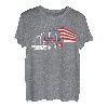 US Trucking - US-Flagge mit LKW - Trucker - LKW-Fahrer T-Shirt