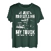 Trucker LKW 18 Räder CDL Anhänger Autobahn LKW Fahrer T-Shirt